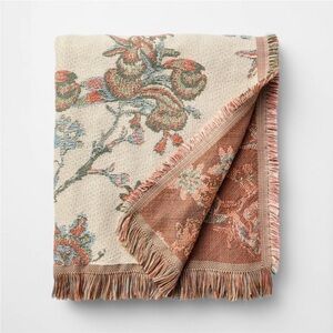 Studio McGee 50 × 60" Throw Allover Jacquard Floral Multi Color - Threshold™